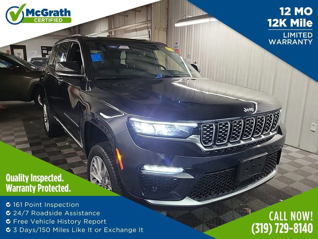 Used 2022 Jeep Grand Cherokee Summit w/ Advanced Protech Group IV image 1