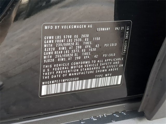 Certified 2021 Volkswagen ID.4 Pro S w/ Gradient Package image 37