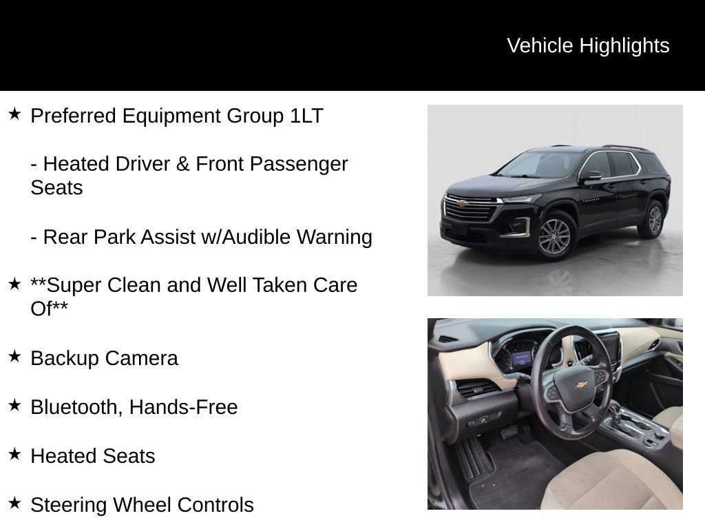 Used 2022 Chevrolet Traverse LT w/ LPO, Cargo Package image 6