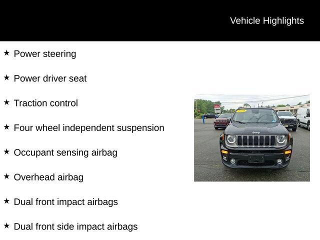 Used 2020 Jeep Renegade Limited w/ Safety and Security Group AWD/4WD image 17