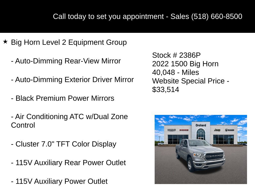 Used 2022 RAM 1500 Big Horn AWD/4WD image 10