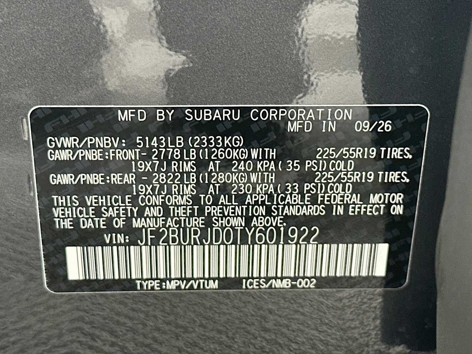 New 2026 Subaru Outback Touring XT AWD/4WD image 31