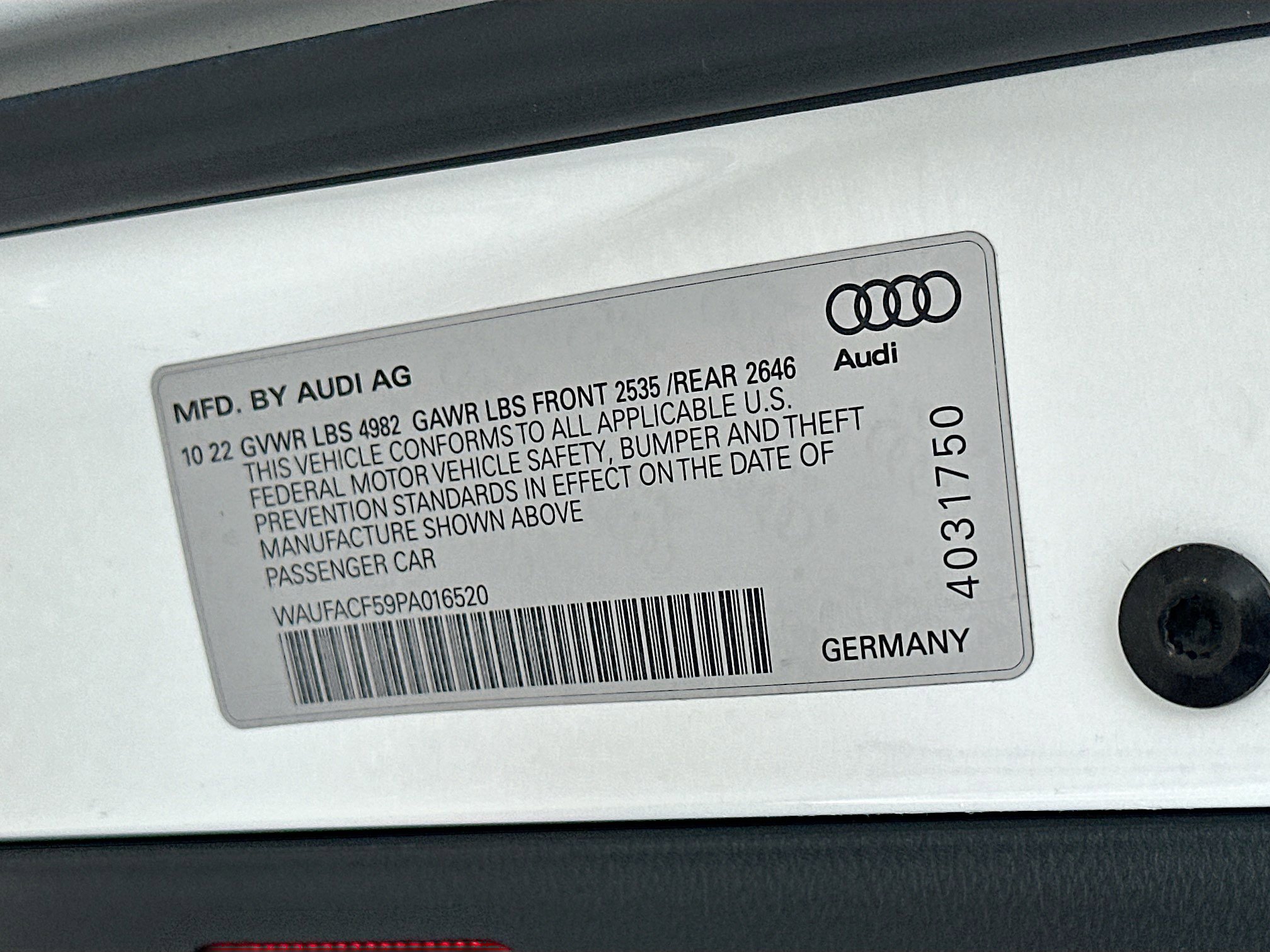Used 2023 Audi A5 2.0T Premium Plus w/ Premium Plus AWD/4WD image 15