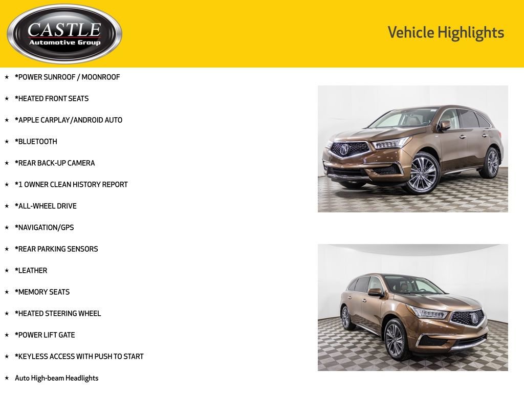 Used 2019 Acura MDX Sport Hybrid w/ Technology Pkg image 3