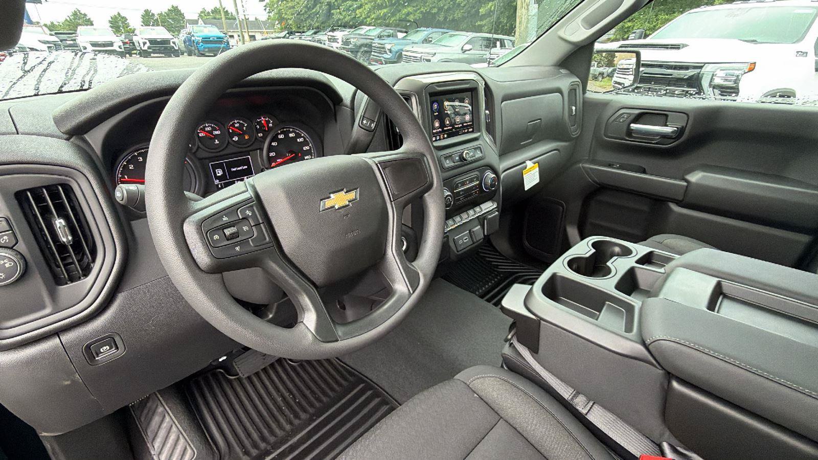 New 2026 Chevrolet Silverado 1500 Custom w/ Turbomax Blackout Package RWD image 3