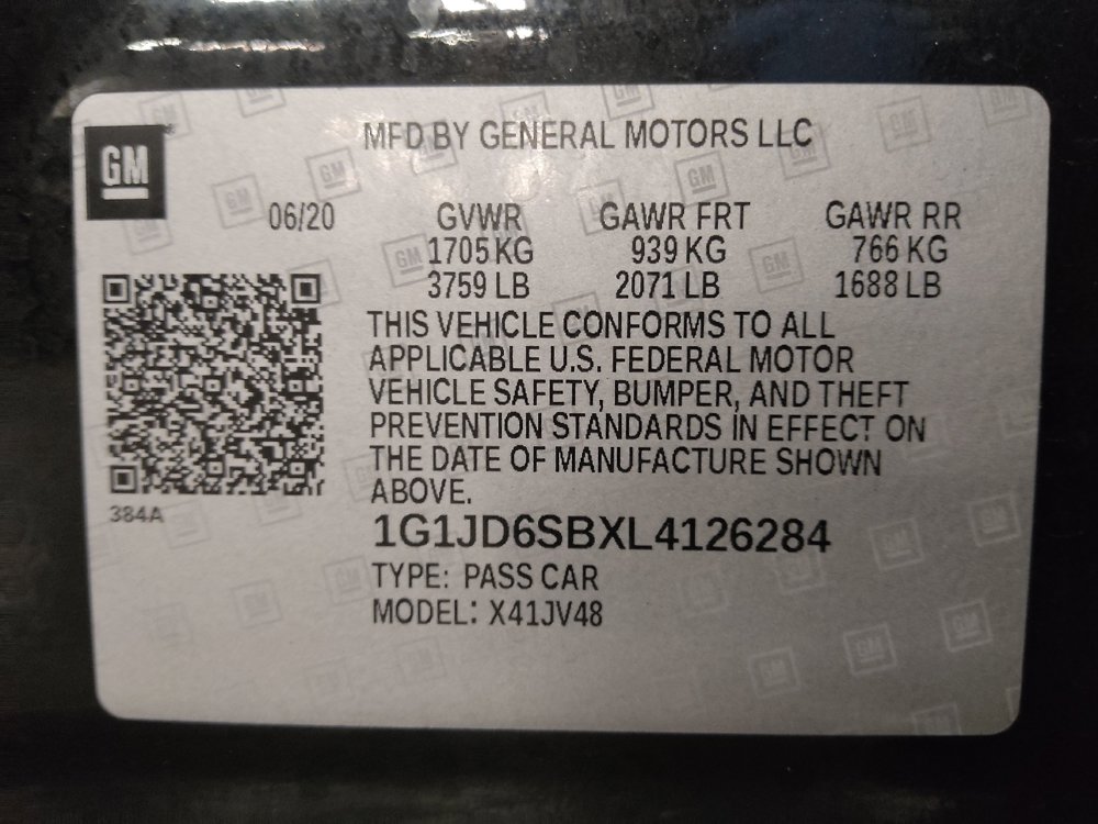 Used 2020 Chevrolet Sonic LT FWD image 33
