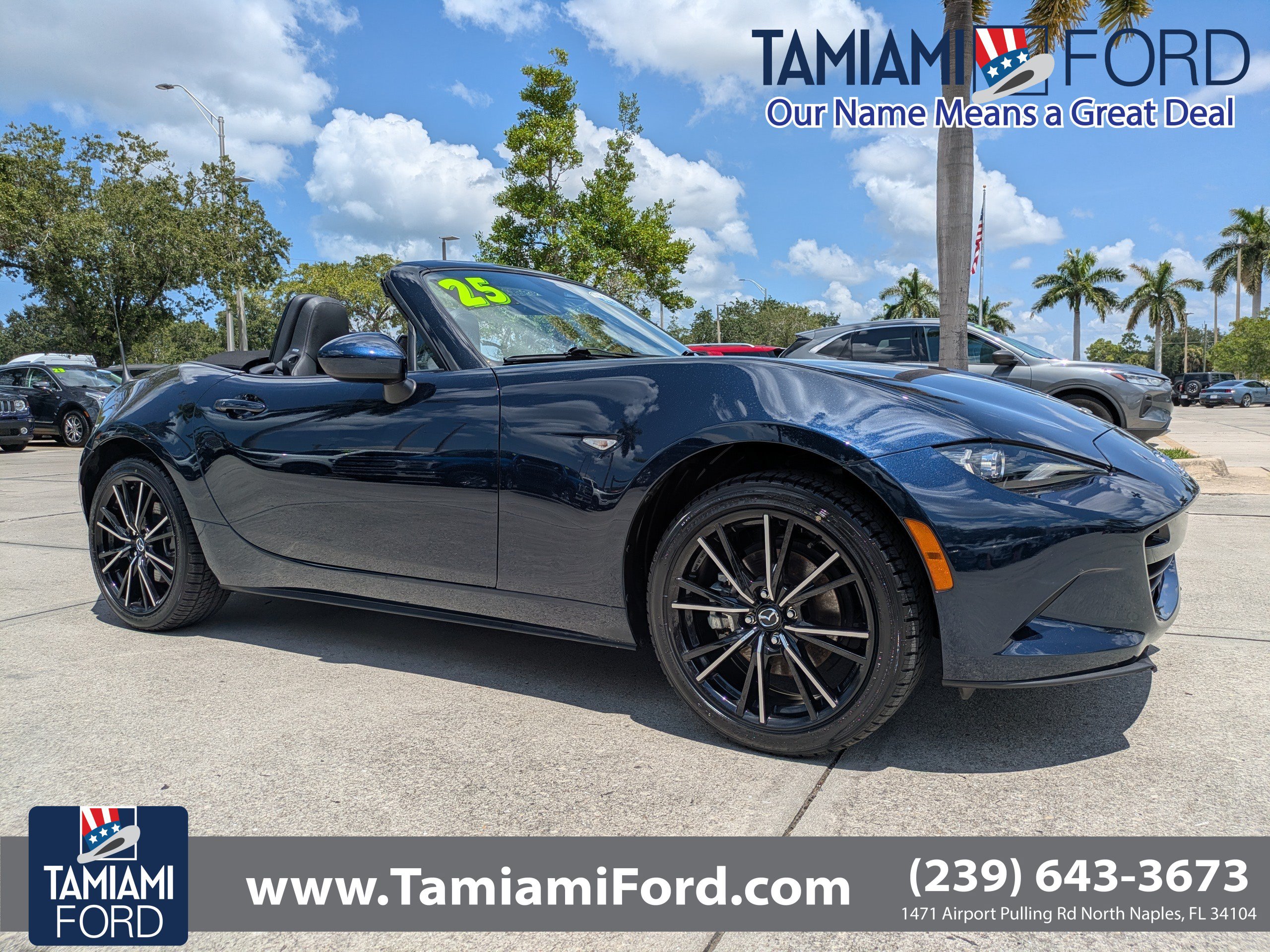 Used 2025 MAZDA MX-5 Miata Grand Touring w/ Weather Package RWD image 1
