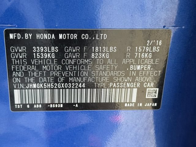 Used 2016 Honda Fit LX image 27