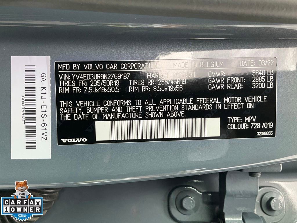 Used 2022 Volvo XC40 P8 Recharge Plus AWD/4WD image 25