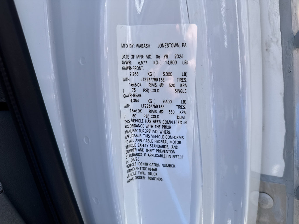 New 2026 Ford E-450 and Econoline 450 Super Duty w/ Power Equipment Group RWD image 34