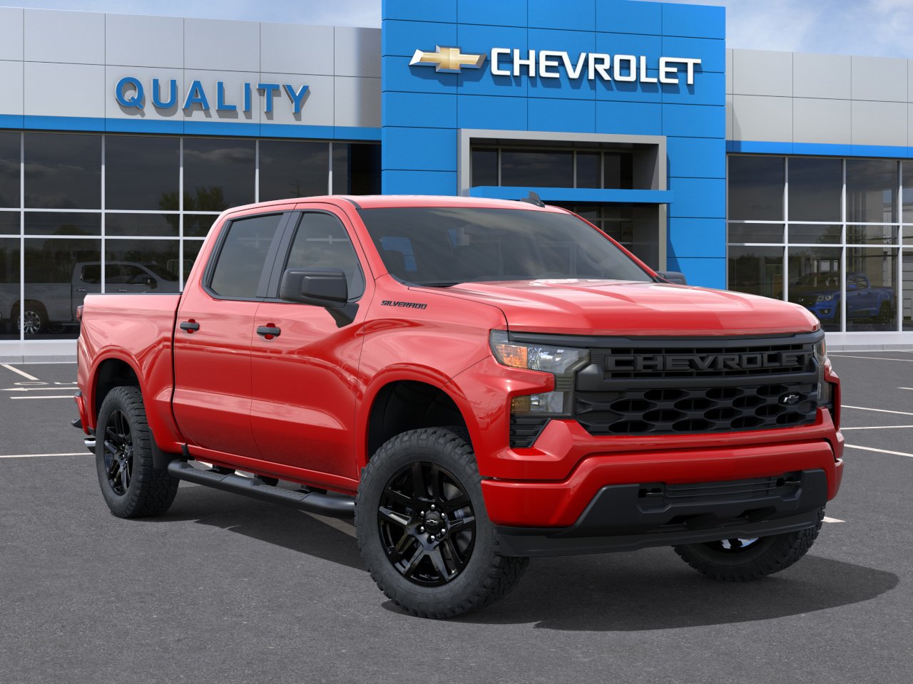 New 2026 Chevrolet Silverado 1500 Custom w/ Turbomax Blackout Package RWD image 7