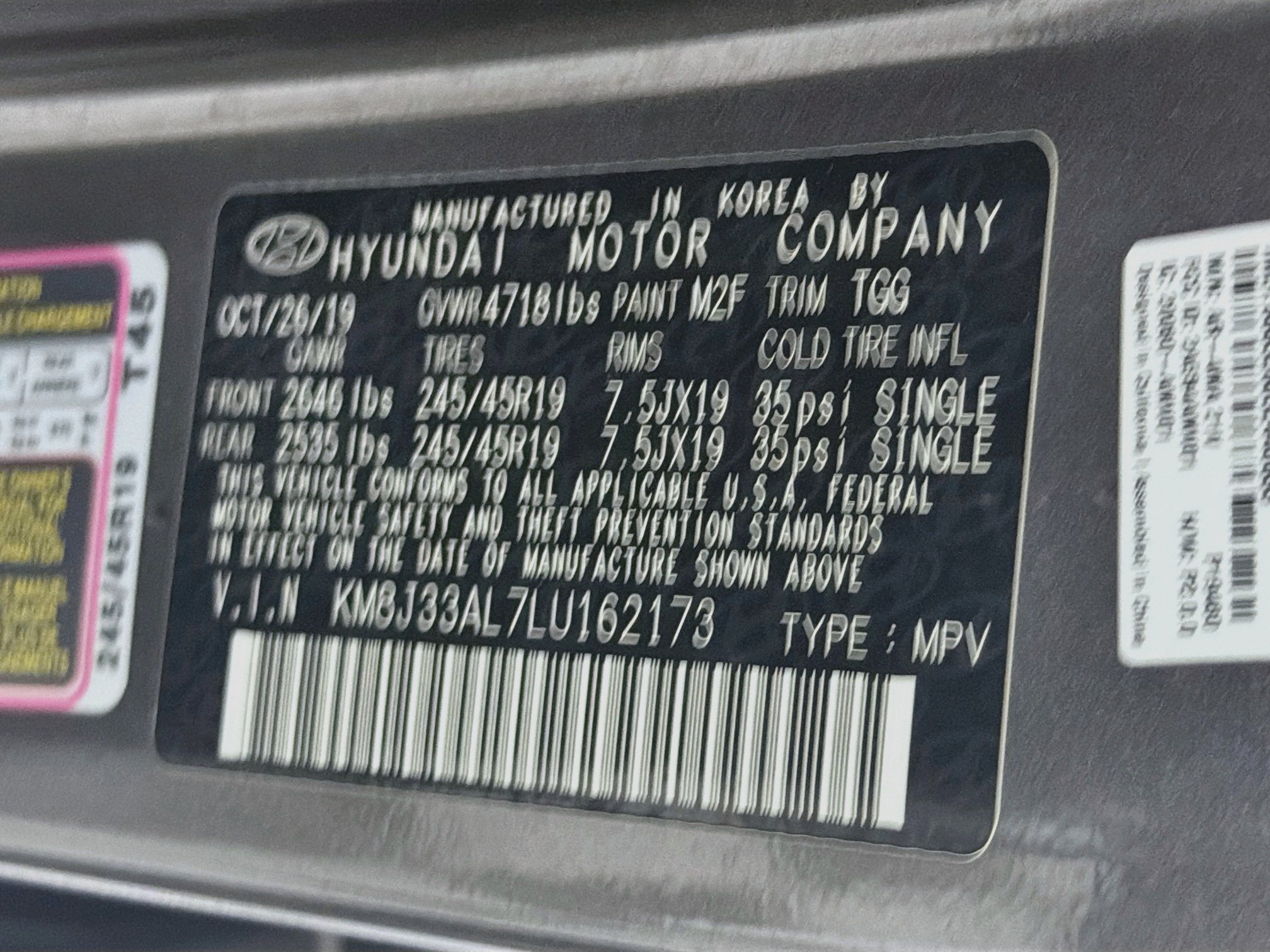 Used 2020 Hyundai Tucson Sport w/ Cargo Package FWD image 12