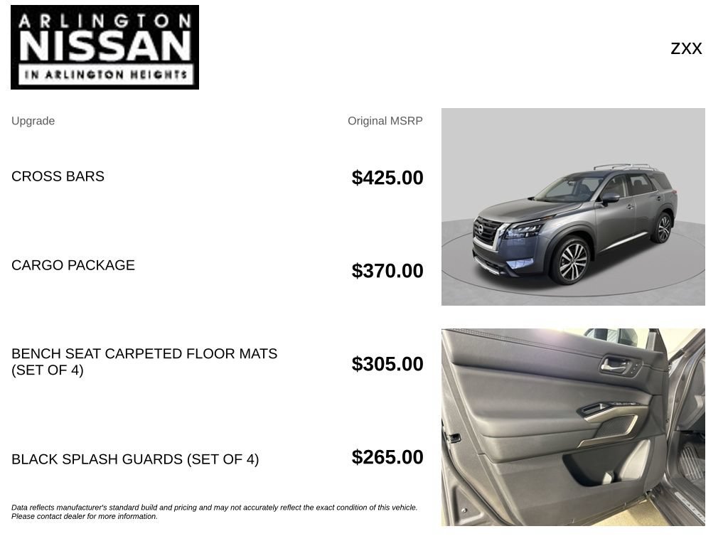 Certified 2025 Nissan Pathfinder Platinum w/ Cargo Package AWD/4WD image 4
