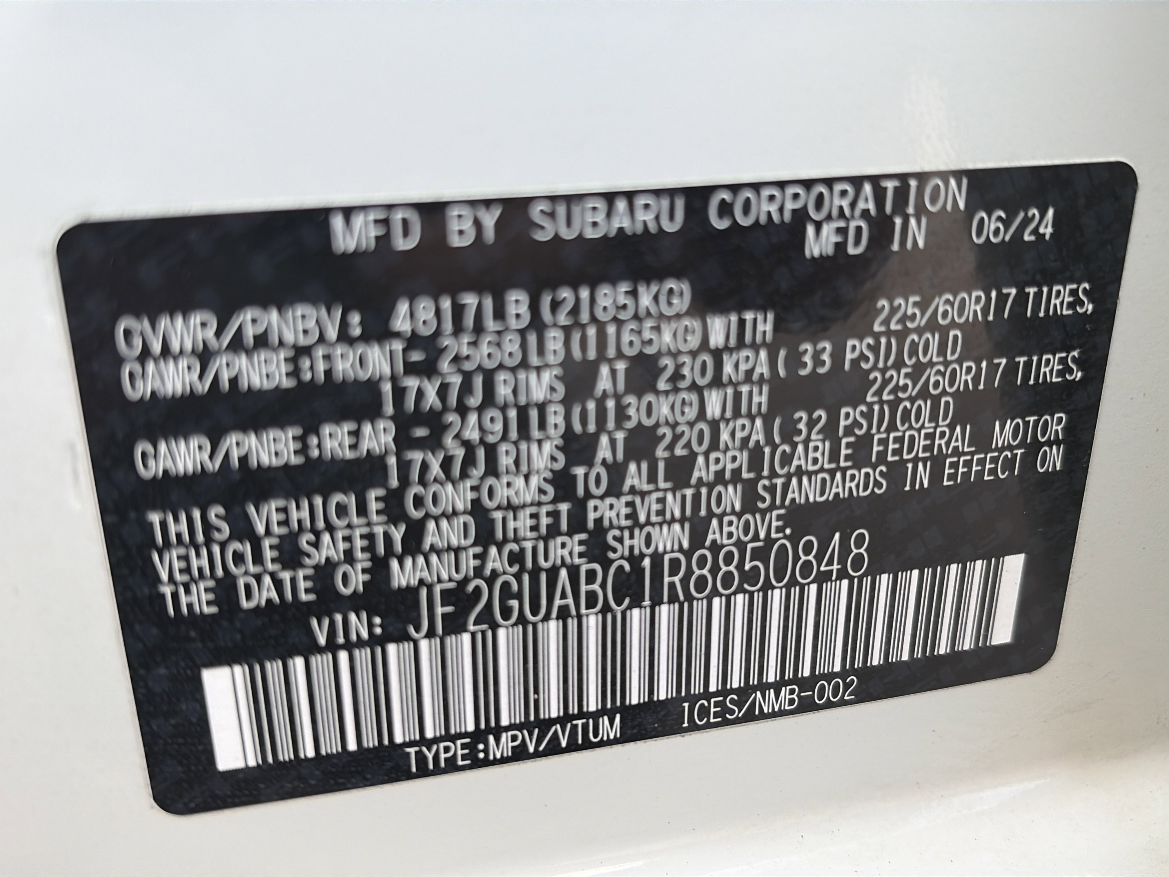 Used 2024 Subaru Crosstrek 2.0i AWD/4WD image 32