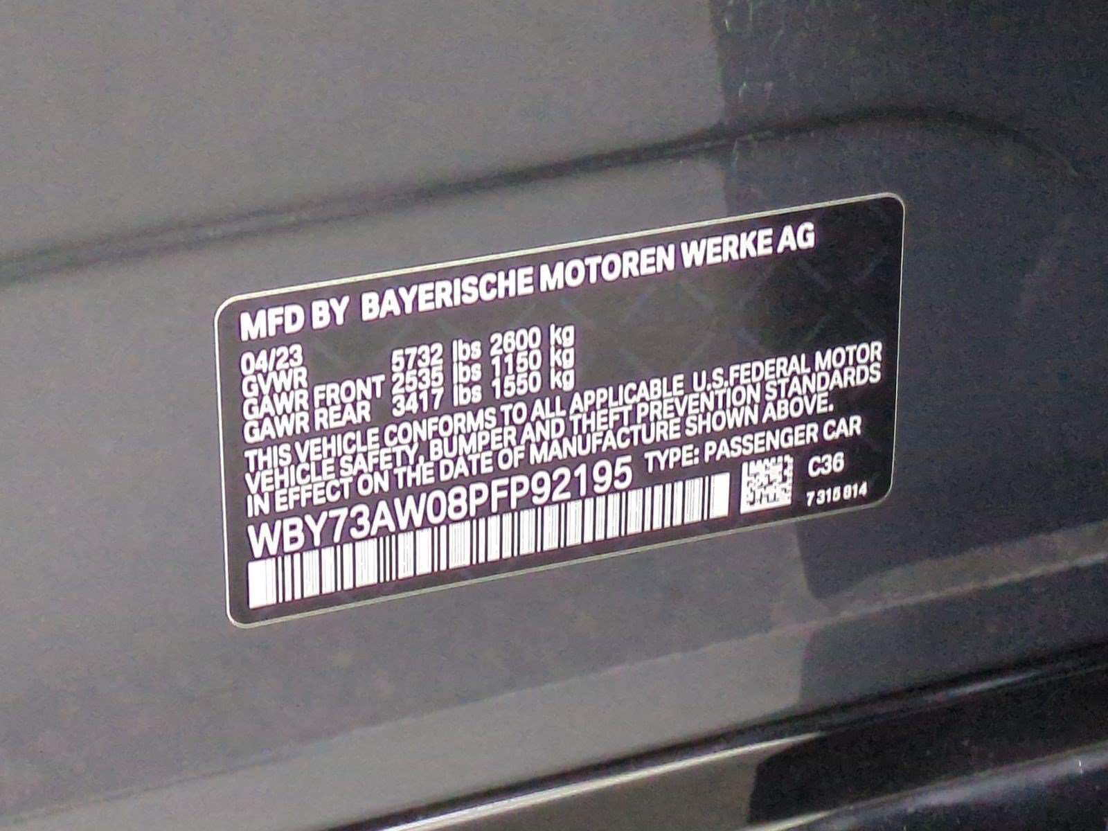 Used 2023 BMW i4 eDrive40 w/ M Sport Package RWD image 35