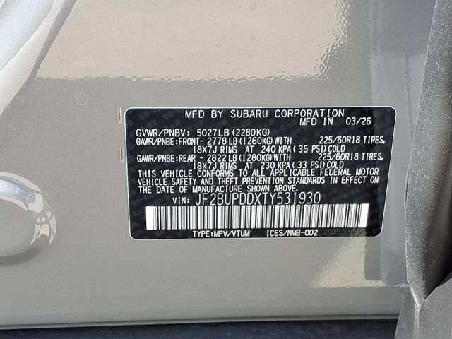 New 2026 Subaru Outback Limited AWD/4WD image 10
