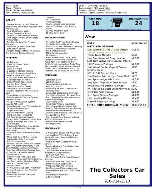 Used 2024 Porsche Panamera 4 AWD/4WD image 68