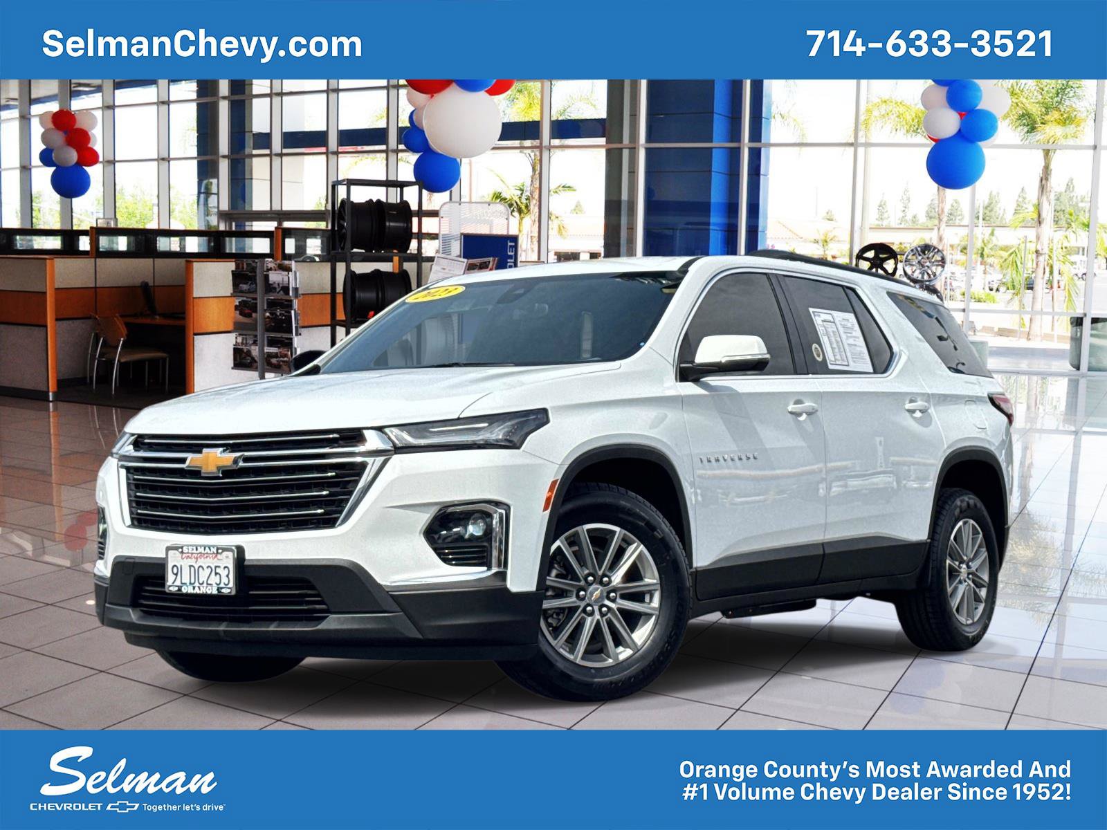 Used 2023 Chevrolet Traverse LT