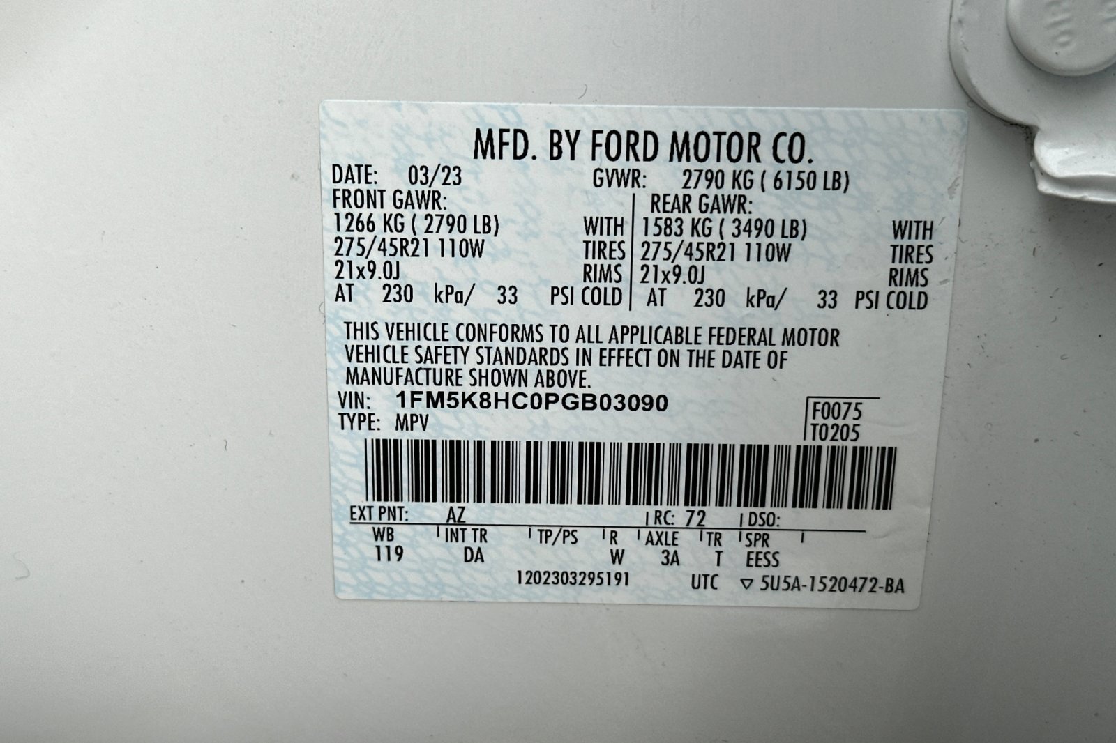 Used 2023 Ford Explorer Platinum w/ Equipment Group 601A image 29