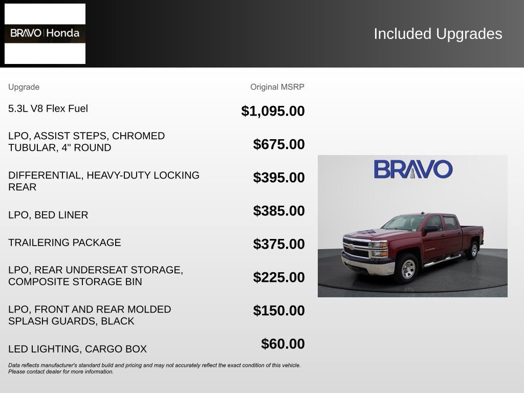 Used 2014 Chevrolet Silverado 1500 W/T w/ Trailering Package RWD image 5