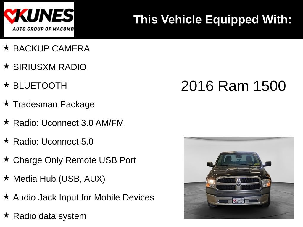 Used 2016 RAM 1500 Tradesman w/ Popular Equipment Group AWD/4WD image 3