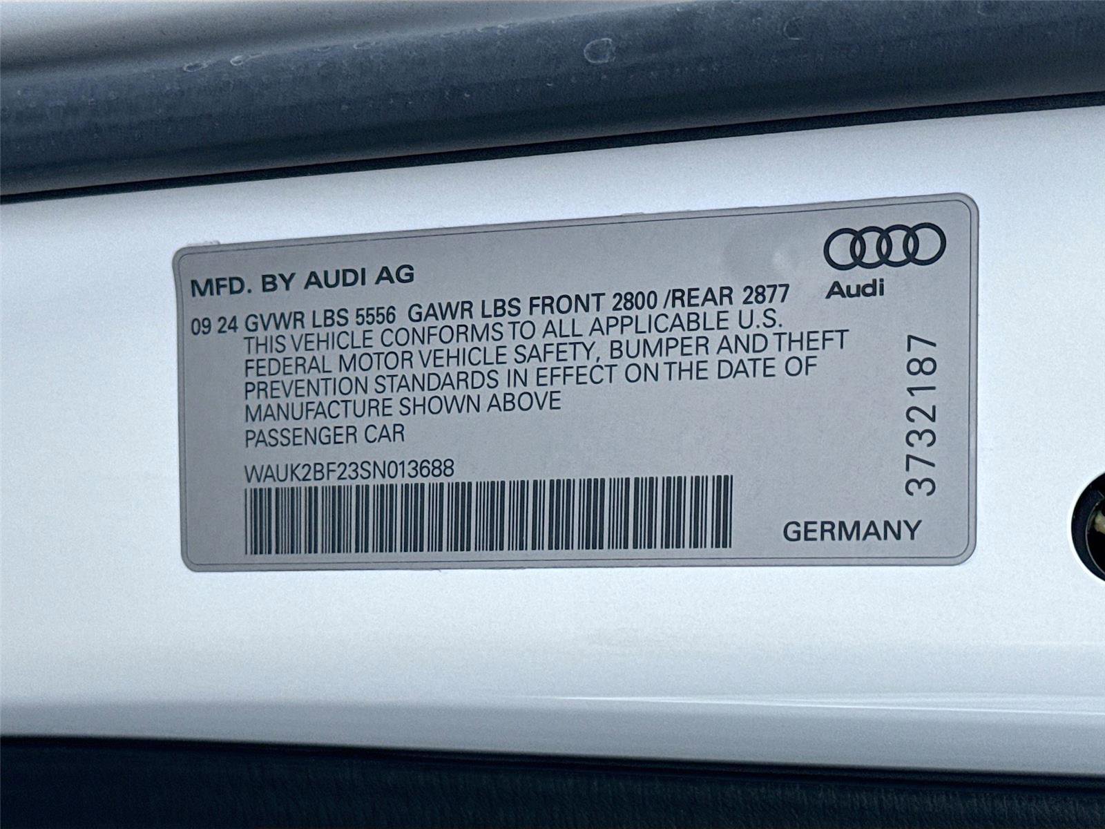Certified 2025 Audi A6 3.0T Premium w/ Convenience Package AWD/4WD image 34