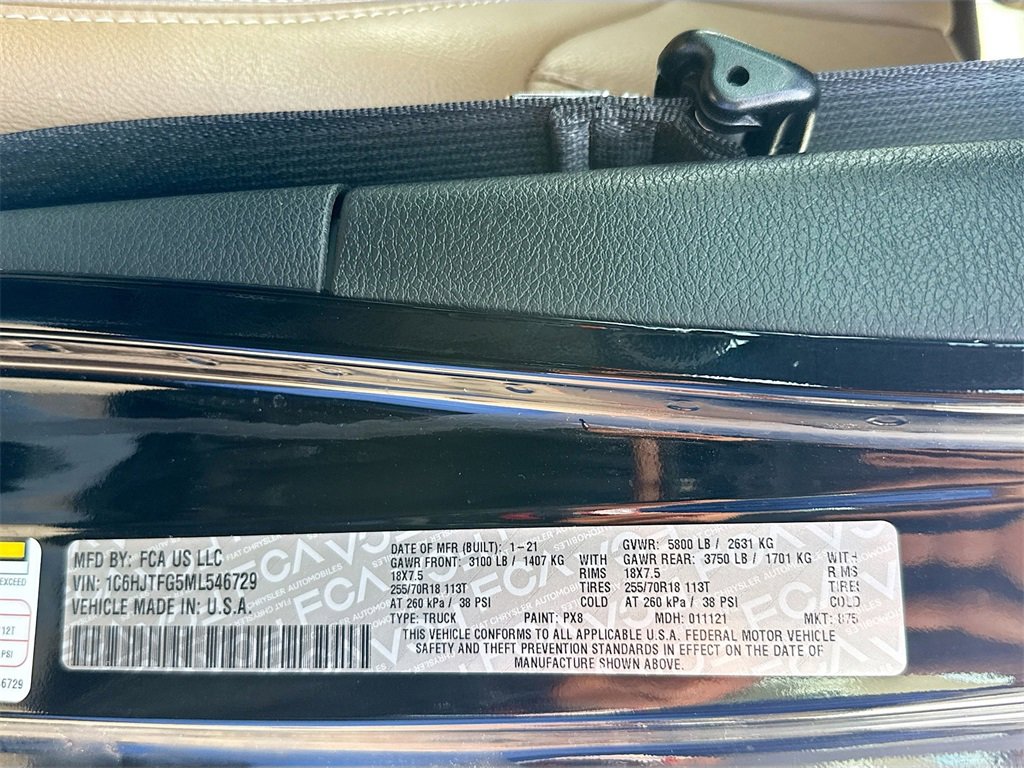 Used 2021 Jeep Gladiator Overland w/ Popular Equipment Package image 35