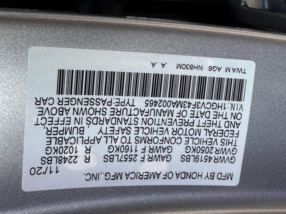 Used 2021 Honda Accord EX image 24