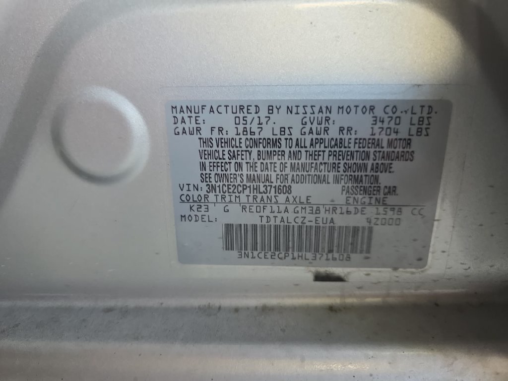 Used 2017 Nissan Versa Note S Plus FWD image 30