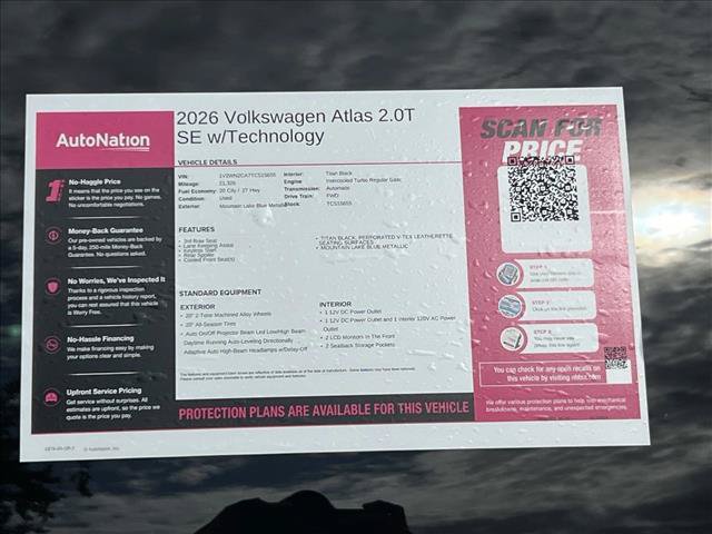 Used 2026 Volkswagen Atlas SE FWD image 16