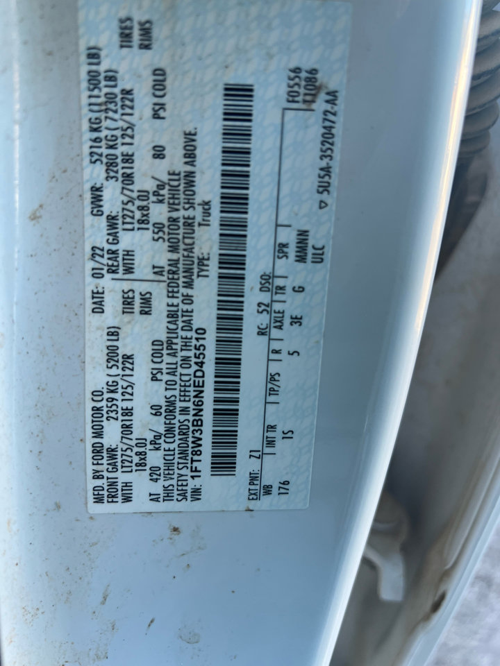 Used 2022 Ford F350 XL w/ STX Appearance Package image 7