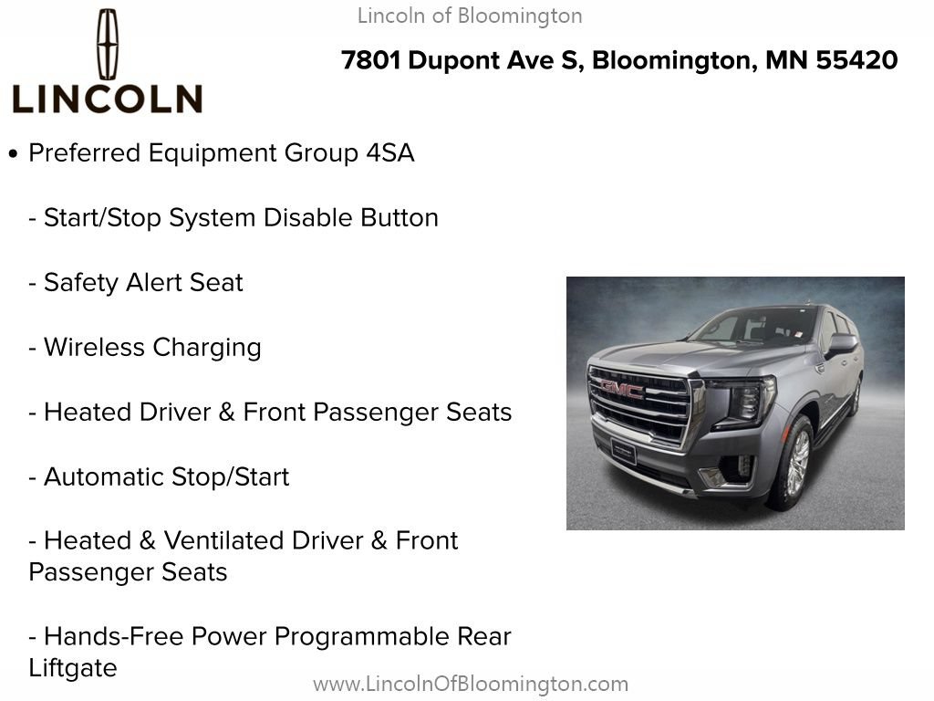 Used 2022 GMC Yukon XL SLT AWD/4WD image 9