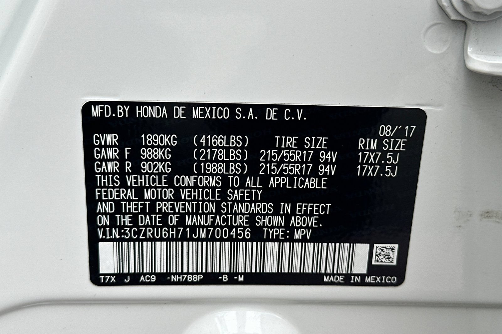 Certified 2018 Honda HR-V EX-L image 34