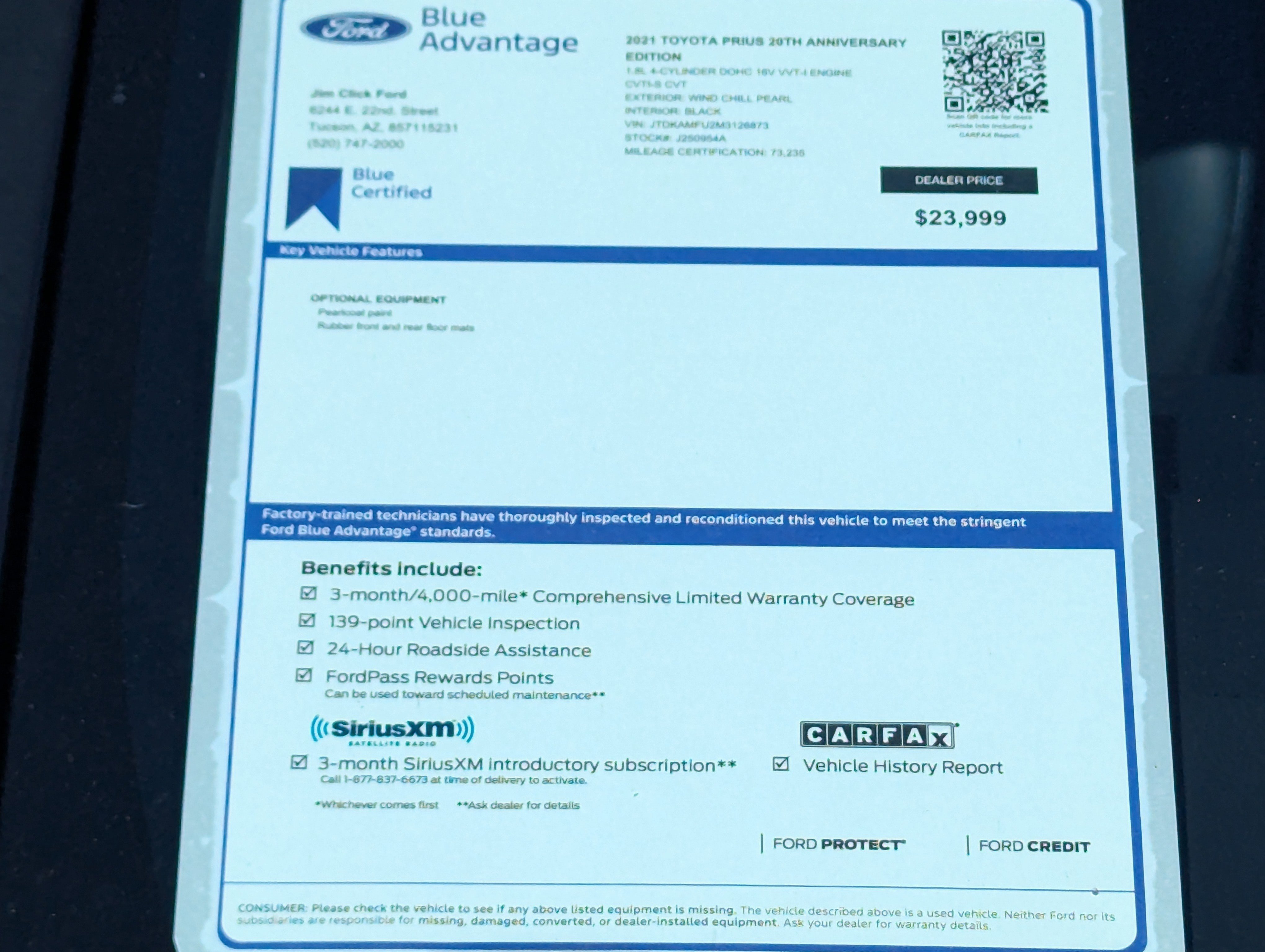 Used 2021 Toyota Prius image 14