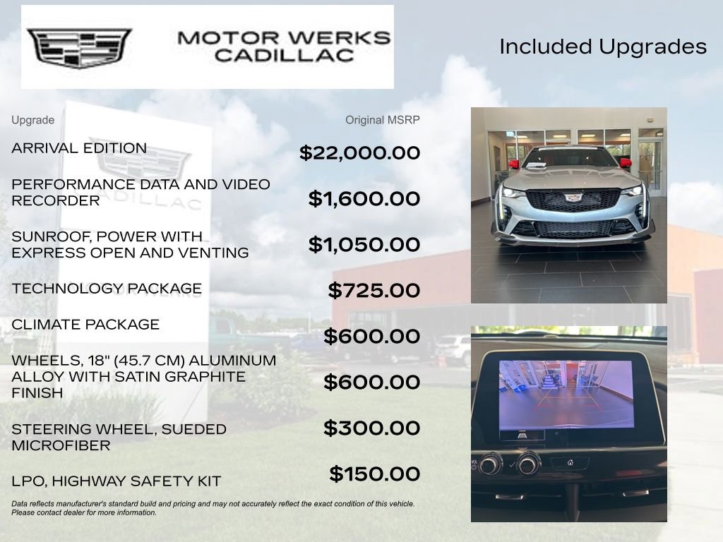 Used 2024 Cadillac CT4 V Blackwing w/ Arrival Edition RWD image 9