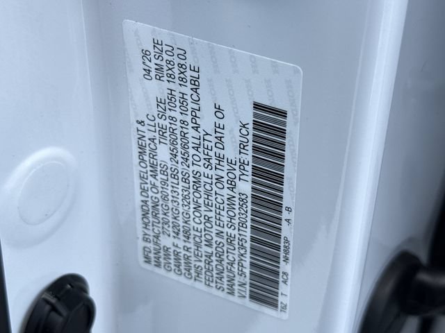 Used 2026 Honda Ridgeline RTL image 40