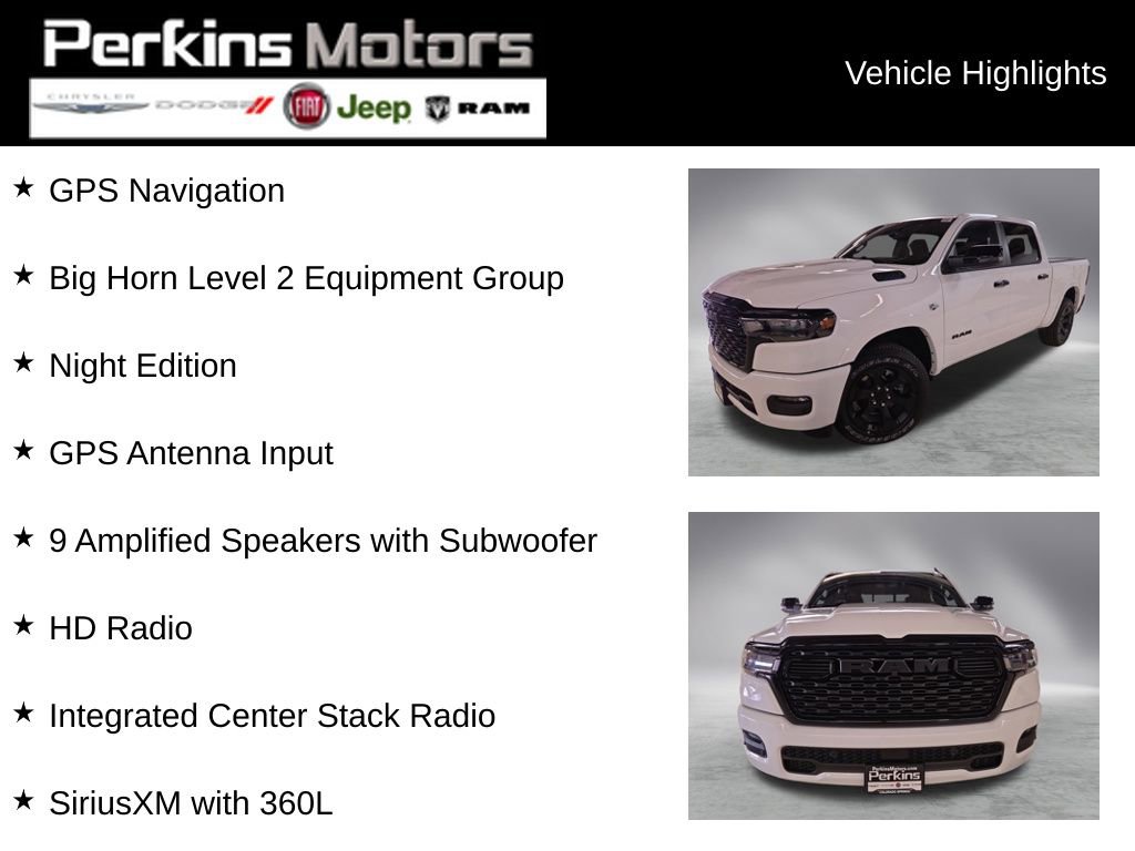 New 2026 RAM 1500 4x4 Crew Cab image 2