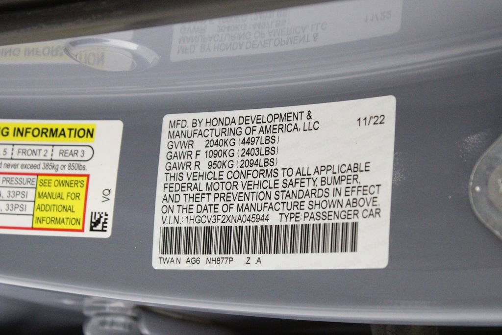 Used 2022 Honda Accord Sport image 19