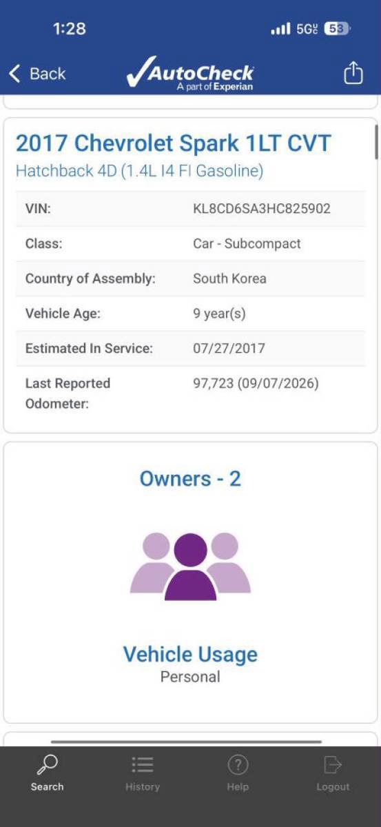 Used 2017 Chevrolet Spark LT FWD image 25