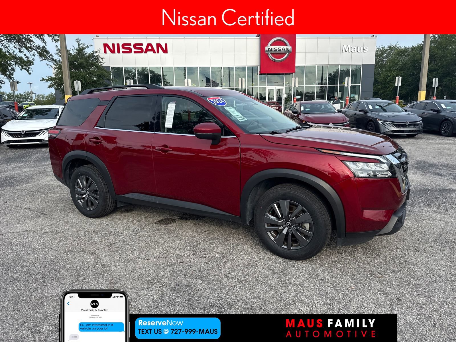 Certified 2024 Nissan Pathfinder SV FWD image 1