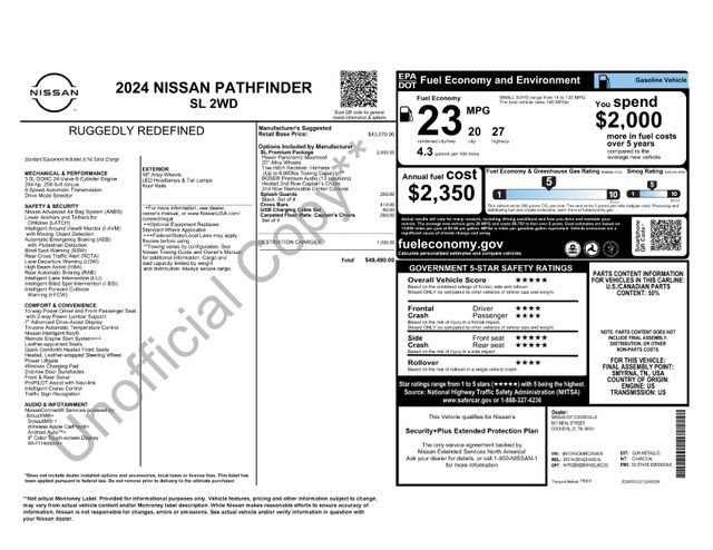 Used 2024 Nissan Pathfinder SL w/ SL Premium Package image 27