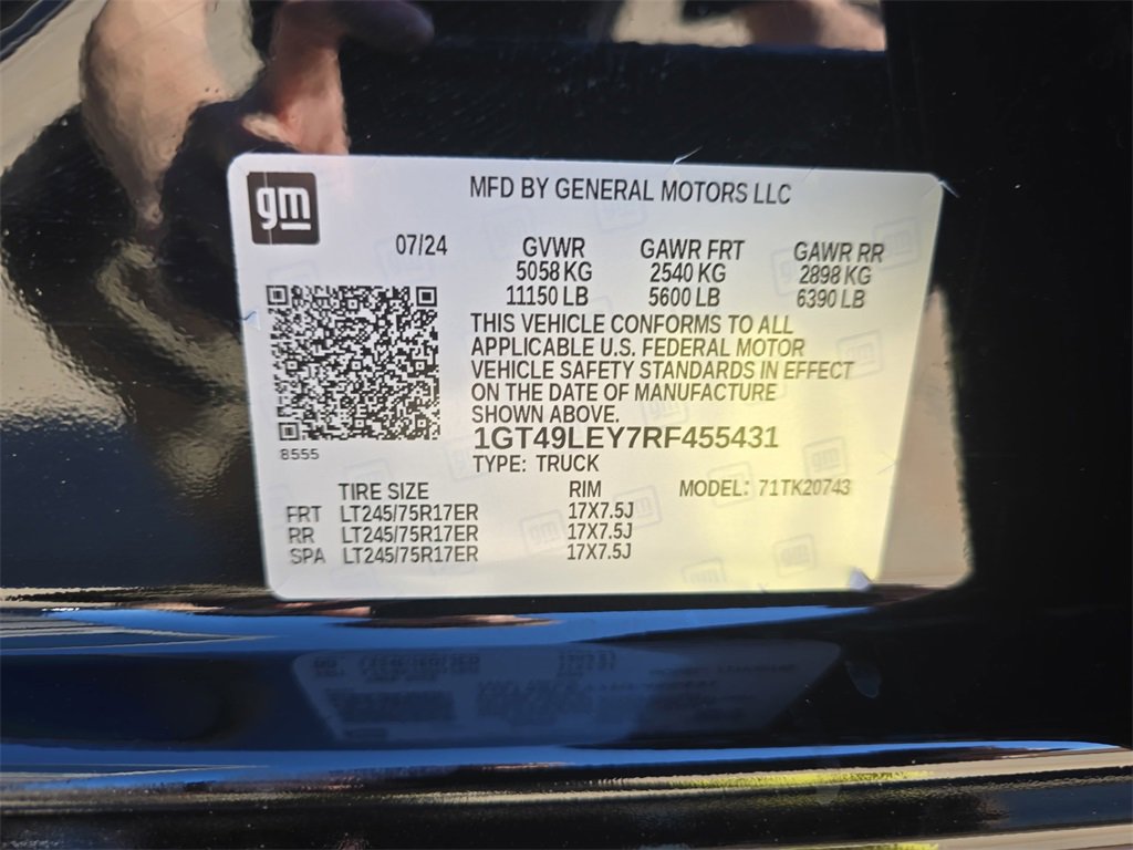 Used 2024 GMC Sierra 2500 Pro w/ 1SA Pro Safety Plus Package image 35