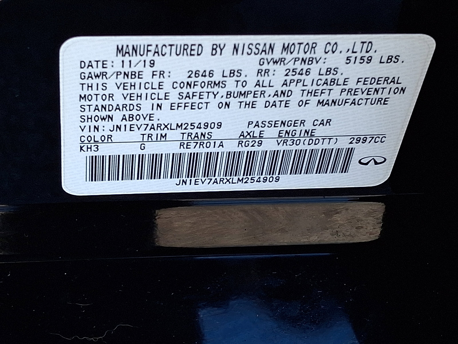 Used 2020 INFINITI Q50 Edition 30 w/ All Weather Package image 28