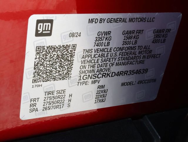 Used 2024 Chevrolet Tahoe RST w/ Luxury Package image 24