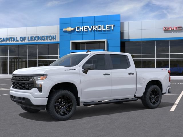 New 2026 Chevrolet Silverado 1500 Custom w/ Turbomax Blackout Package AWD/4WD image 2