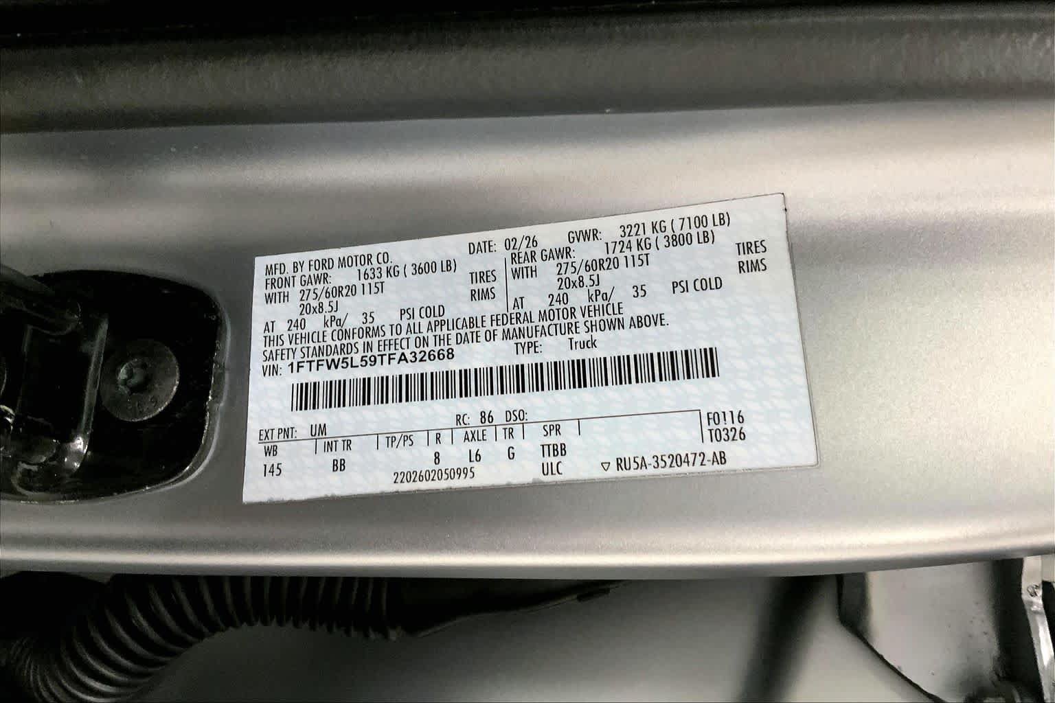 New 2026 Ford F150 Lariat w/ Equipment Group 502A High AWD/4WD image 20