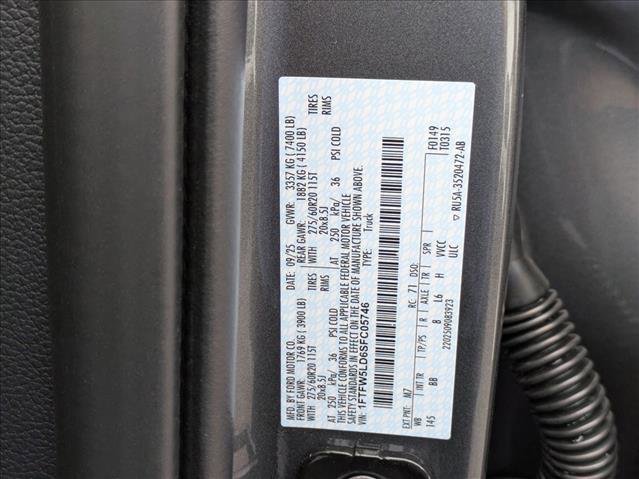 New 2025 Ford F150 Lariat w/ Equipment Group 502A High image 19