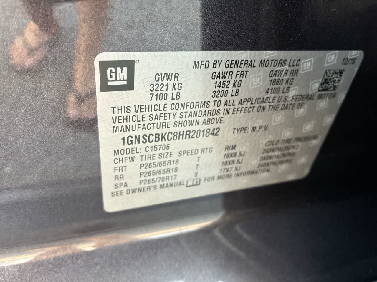 Used 2017 Chevrolet Tahoe LT RWD image 33