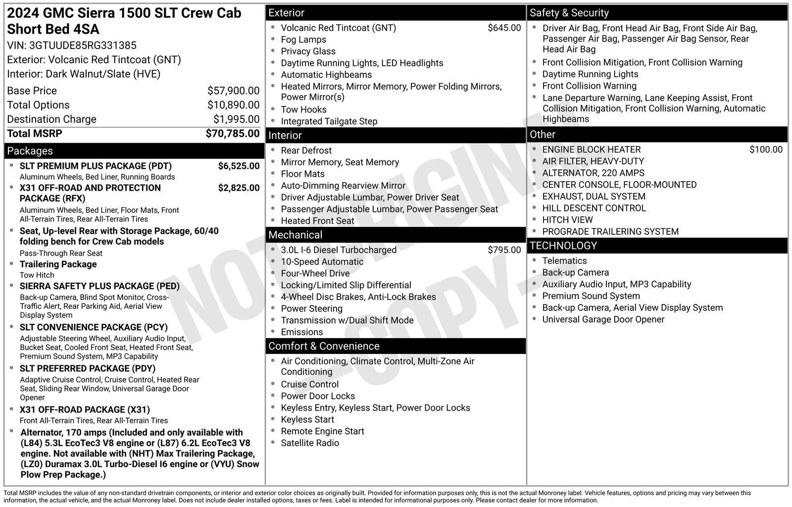 Used 2024 GMC Sierra 1500 SLT w/ SLT Premium Plus Package AWD/4WD image 48