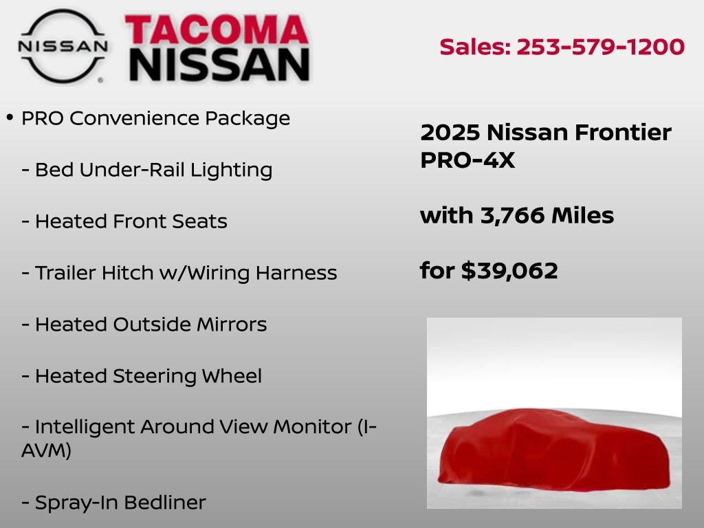Used 2025 Nissan Frontier PRO-4X w/ Pro Convenience Package image 6